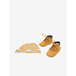 Timberland Crib Bootie with Hat Členková obuv detská Žltá