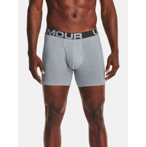 Under Armour UA Charged Cotton 6in Boxerky 3 ks Šedá