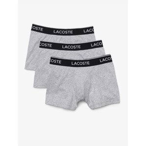 Lacoste Boxerky 3 ks Šedá