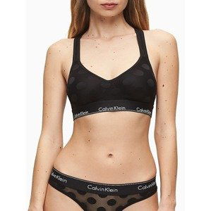 Calvin Klein Lightly Lined Bralette Podprsenka Čierna