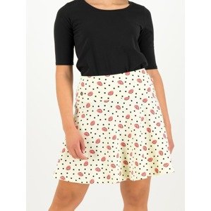 Blutsgeschwister Vive L´amour Skirt First Kiss Sukňa Biela