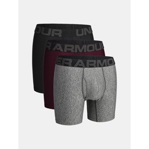 Under Armour Tech 6in Boxerky 3 ks Čierna