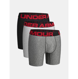 Under Armour Tech 6in Boxerky 3 ks Čierna