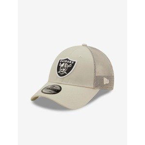 New Era Las Vegas Raiders Home Field Stone 9Forty Trucker Šiltovka Béžová