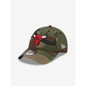 New Era Chicago Bulls NBA Camo 9Forty Šiltovka Zelená