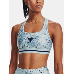 Under Armour UA Project Rock Bra Printed Športová podprsenka Modrá