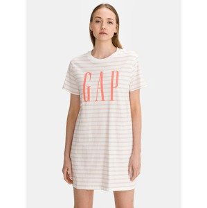 GAP Logo t-shirt dress Šaty Biela