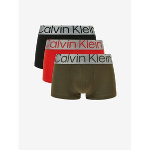 Calvin Klein Boxerky 3 ks Zelená