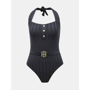 Tommy Hilfiger One Piece Bandeau Jednodielne plavky Modrá