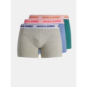 Jack & Jones Super Boxerky 3 ks Hnedá