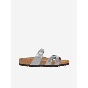 Birkenstock Franca Šľapky Strieborná