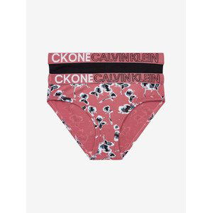 Calvin Klein Underwear	 Nohavičky 2 ks detské Ružová