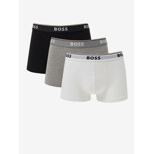 BOSS Boxerky 3 ks Čierna