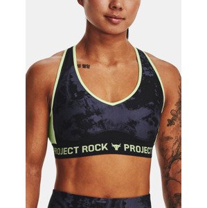 Under Armour UA Project Rock Crssbk Bra Print Športová podprsenka Čierna