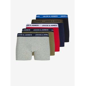 Jack & Jones Marty Boxerky 5 ks Šedá