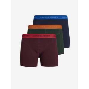 Jack & Jones Jett Boxerky 3 ks Modrá