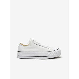 Converse Chuck Taylor All Star Canvas Platform Tenisky Biela