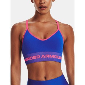 Under Armour UA Seamless Low Long Športová podprsenka Modrá