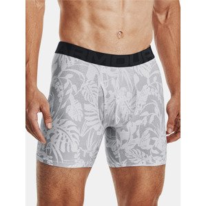 Under Armour UA Tech 6in Novelty 2 Pack Boxerky Šedá