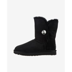 UGG Bailey Button Bling Snehule Čierna