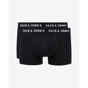 Jack & Jones Boxerky 2 ks Čierna