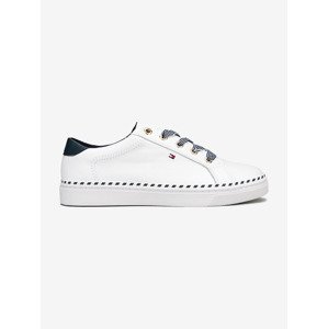 Tommy Hilfiger Nautical Lace Up Tenisky Biela