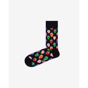 Happy Socks Strawberry Ponožky Čierna Viacfarebná
