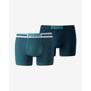 Puma Logo Boxerky 2 ks Modrá