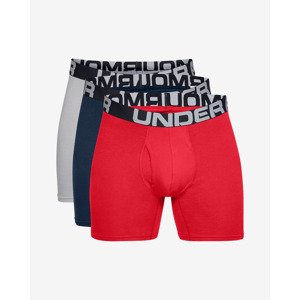 Under Armour Charged Cotton® 6" Boxerky 3 ks Červená Šedá