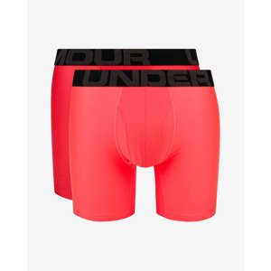 Under Armour Tech™ 6" Boxerky 2 ks Červená