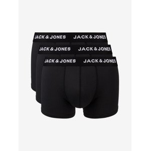 Jack & Jones Boxerky 3 ks Čierna