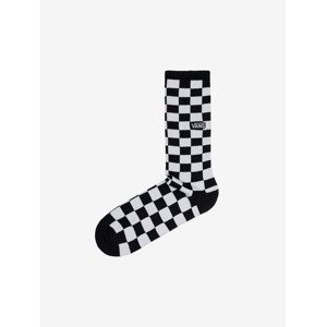 Vans Checkerboard II Crew Ponožky Čierna Biela