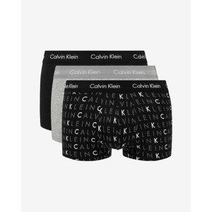 Calvin Klein Boxerky 3 ks Čierna Šedá