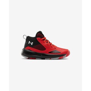 Under Armour Pre-School UA Lockdown 5 Basketball Tenisky dětské Čierna Červená