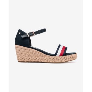 Tommy Hilfiger Shimmery Ribbon Klinová obuv Modrá