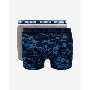 Puma Boxerky 2 ks Modrá Šedá