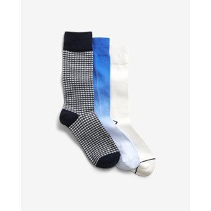 GAP Ponožky 3 páry Čierna Modrá Biela