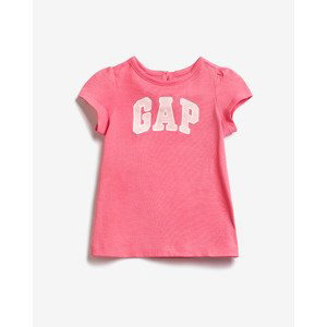 GAP logo Šaty dětské Ružová
