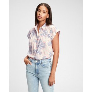 GAP Pleat Popover Blúzka Biela