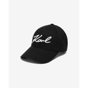 Karl Lagerfeld Signature Šiltovka Čierna