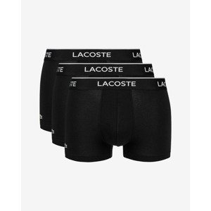 Lacoste Boxerky 3 ks Čierna