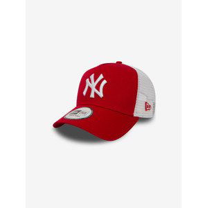 New Era New York Yankees Clean A Frame Šiltovka Červená Biela