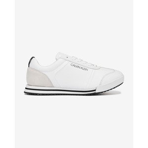 Calvin Klein Low Profile Lace up Tenisky Biela