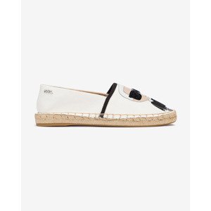 Karl Lagerfeld Kamini Karl Iconic Espadrilky Biela