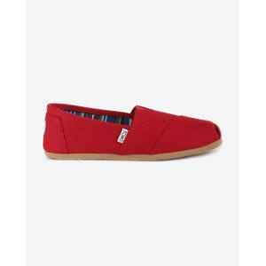 TOMS Classic Slip On Červená