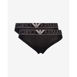 Emporio Armani Nohavičky 2 ks Čierna