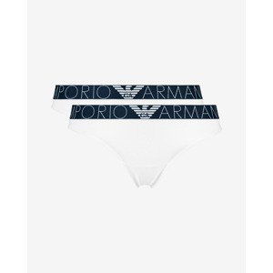 Emporio Armani Nohavičky 2 ks Biela