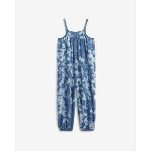 GAP Tie-Dye Denim Overal detský Modrá