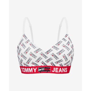 Tommy Jeans Lift Print Podprsenka Biela