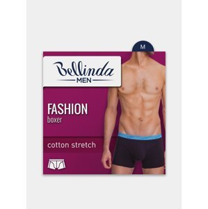 Pánske boxerky FASHION BOXER - Pánske bavlnené boxerky - čierna